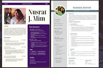 create professional resume or europass CV for you