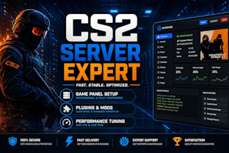 install cs2 server, counter strike 2 server, plugins and game panel