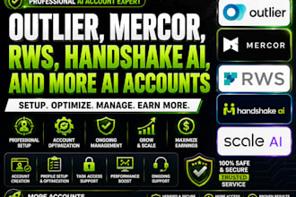 create and manage your handshake ai, outlier ai accounts tasks professionally