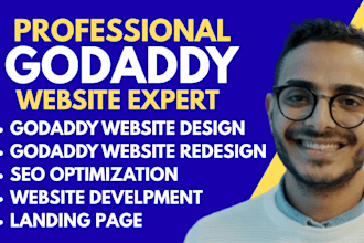 build or redesign your godaddy website with expert SEO and website developer