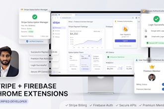 add stripe subscriptions and firebase auth to your chrome extension
