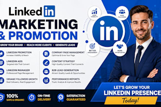 do linkedin promotion, marketing, ads, follower