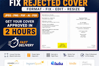 reformat book covers for ingramspark paperback and hardcover