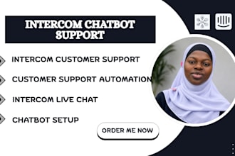 build customer support automation intercom chatbot for lead generation