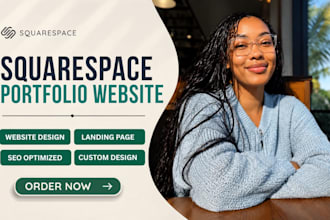 design squarespace portfolio website or redesign portfolio website