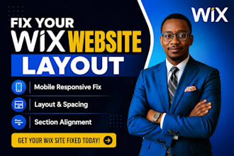 fix wix overlapping elements, whitespace, responsive layout, section alignmen