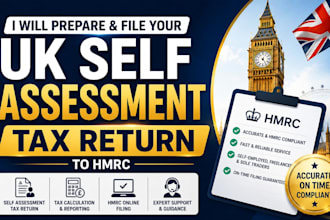 prepare and file your UK self assessment tax return to hmrc