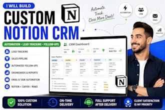build notion CRM automation lead tracking and follow up systems