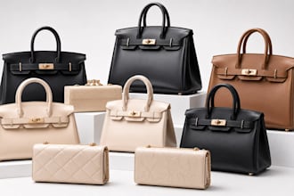 create realistic 3d handbag, luxury bag, purse, tote bag and product rendering
