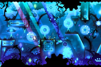 decorate your geometry dash level to be rated worthy  with cool  layout deco