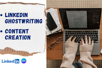 be your linkedin ghostwriter and post designer for personal branding