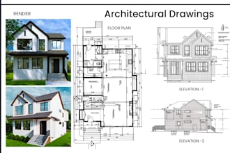 create architectural drawings for permit ready house plans
