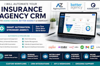 automate your insurance agency CRM with agencyzoom, better agency and hawksoft