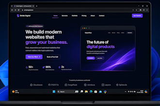modern website design and development
