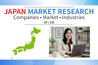 provide japanese company and market research
