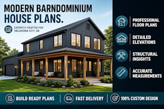 create modern barndominium house plans in oklahoma city, oklahoma