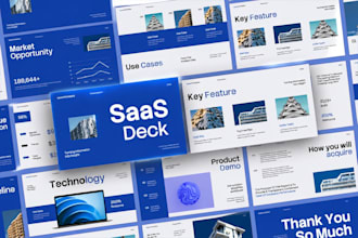 design b2b saas pitch deck ai company slides sales deck and product presentation
