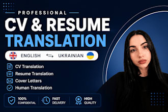 translate your CV and resume