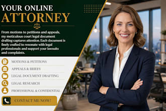 draft legal motions and court pleadings as a florida civil litigation lawyer