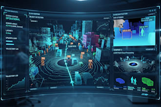 build 3d object detection, 3d reconstruction, slam development, lidar processing