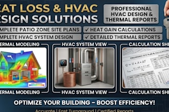 do heat loss calculation heat gain hvac design thermal report