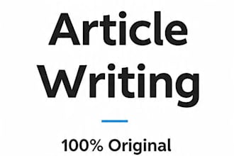 write blog articles and website content