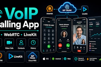 build a custom sip softphone, voip app or webrtc calling application