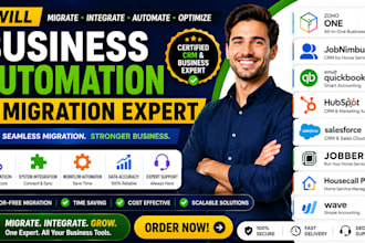 zoho one jobnimbus quickbooks hubspot salesforce jobber housecall wave migration