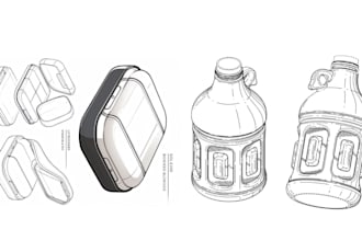 create uspto design patent drawings, patent figures and illustrations