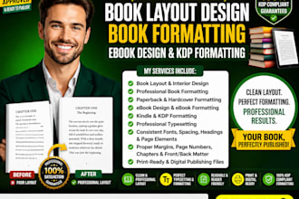 book layout design book formatting book ebook design KDP formatting typesetting