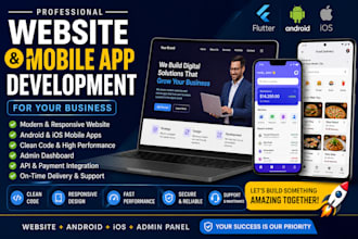create a professional web or mobile app for your business