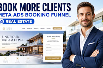generate realtor leads facebook ads booking funnel high converting realtor leads