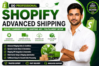 do shopify advanced shipping rules, carrier rates shipping API fulfillment setup