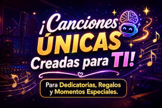 haré canciones personalizadas con ia