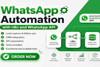 build n8n whatsapp ai chatbot automation for lead generation
