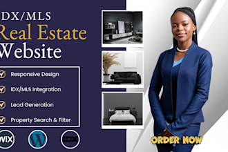 build real estate agent realtor wordpress website with idx mls integration