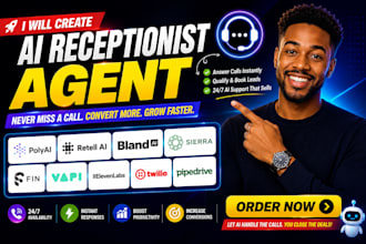 create ai receptionist agent polyai retell ai bland ai sierra fin vapi synthflow