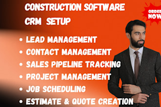 setup construction CRM buildertrend jobnimbus jobber procore buildops