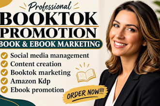 promote your book with booktok marketing and ebook promotion