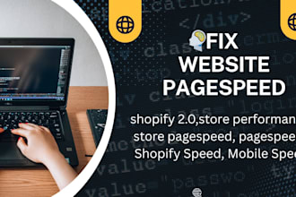 optimize shopify store speed, improve google pagespeed and core web vitals