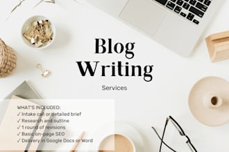 write an SEO optimized blog article