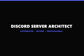 build a professional, automated discord server for your community