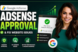 get google adsense approval and fix adsense website issues
