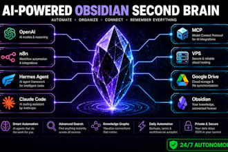fix build obsidian vault pkm second brain claude code n8n mcp makecom ai agent