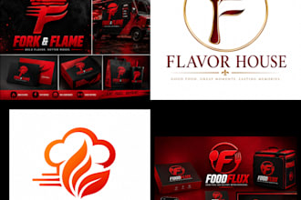 design 4 food and restaurant logo concepts
