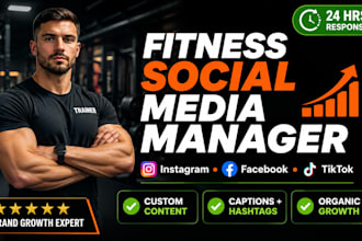 be your fitness gym coach social media manager content creator expert