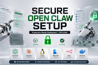 do open claw setup secure installation and open claw ai agent configuration