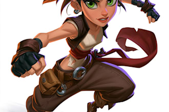 design 2d game character illustration