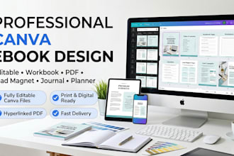 design canva ebook workbook ebook template