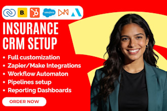 insurance CRM zoho crm salesforce hubspot better agency applied epic qqcatalyst